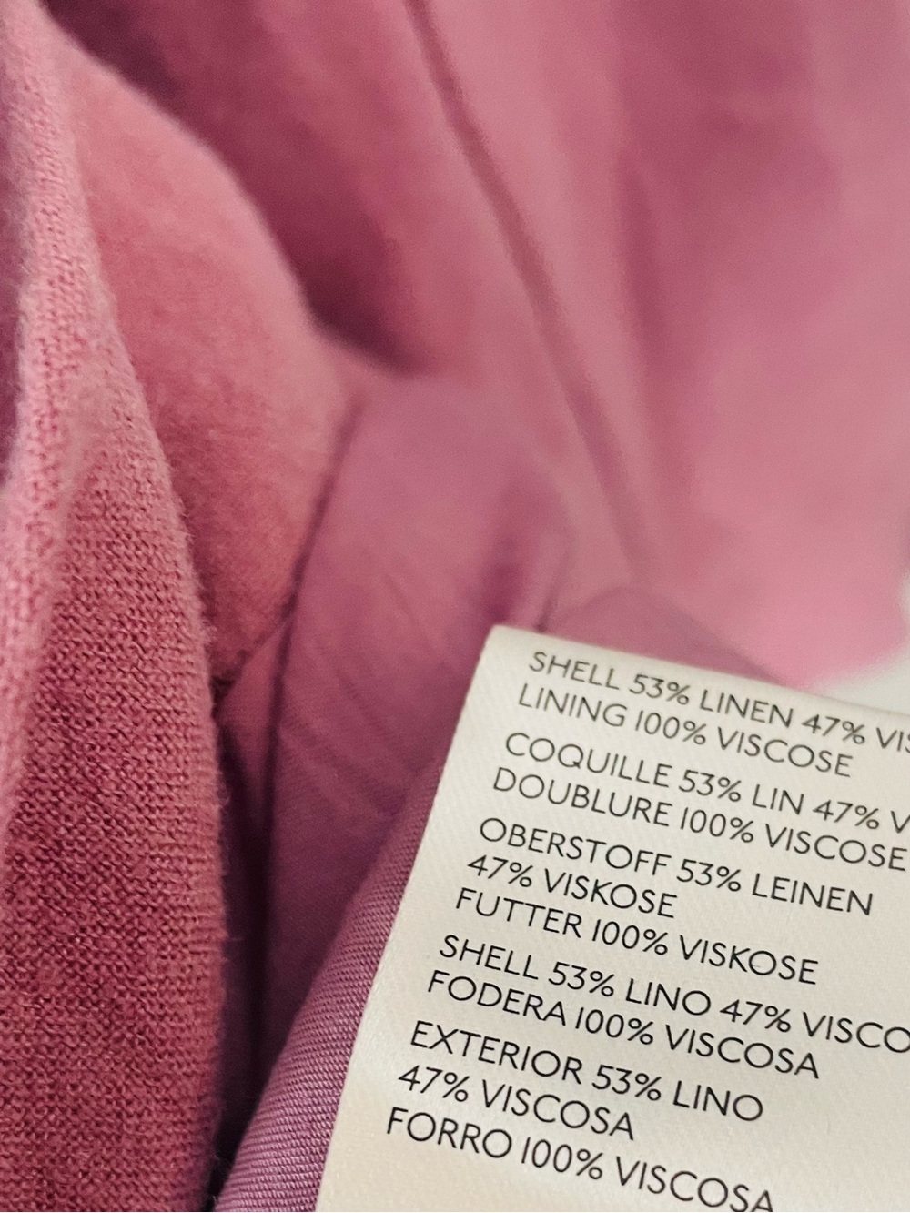 Free People Olivia Blazer Dusty Rose NWT - Picture 9 of 10